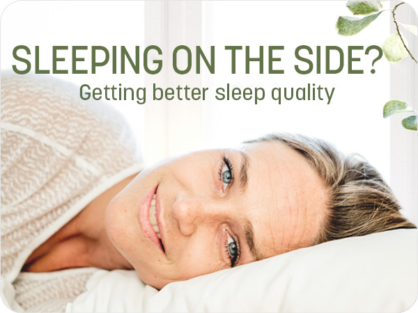 Sleeping on your side? Get better sleep quality