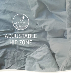Adjustable hip zone